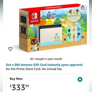 Nintendo Switch - Animal Crossing: New Horizons Edition - Switch